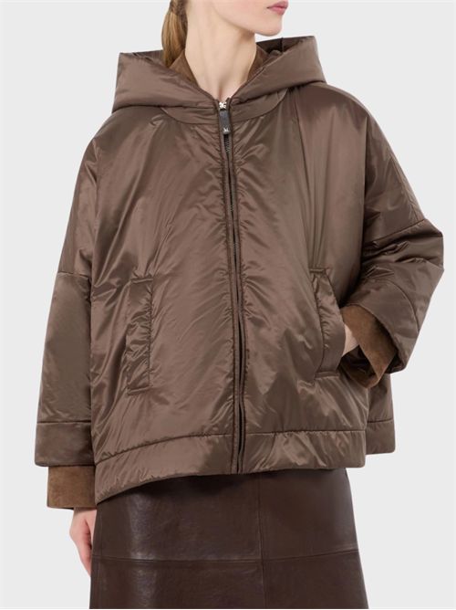 Short oversized padded jacket with side vents MAX MARA THE CUBE | 2629486074600096